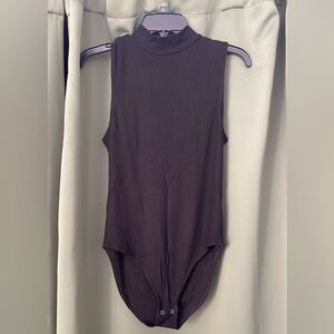 American Eagle Sleeveless Mock Neck Bodysuit